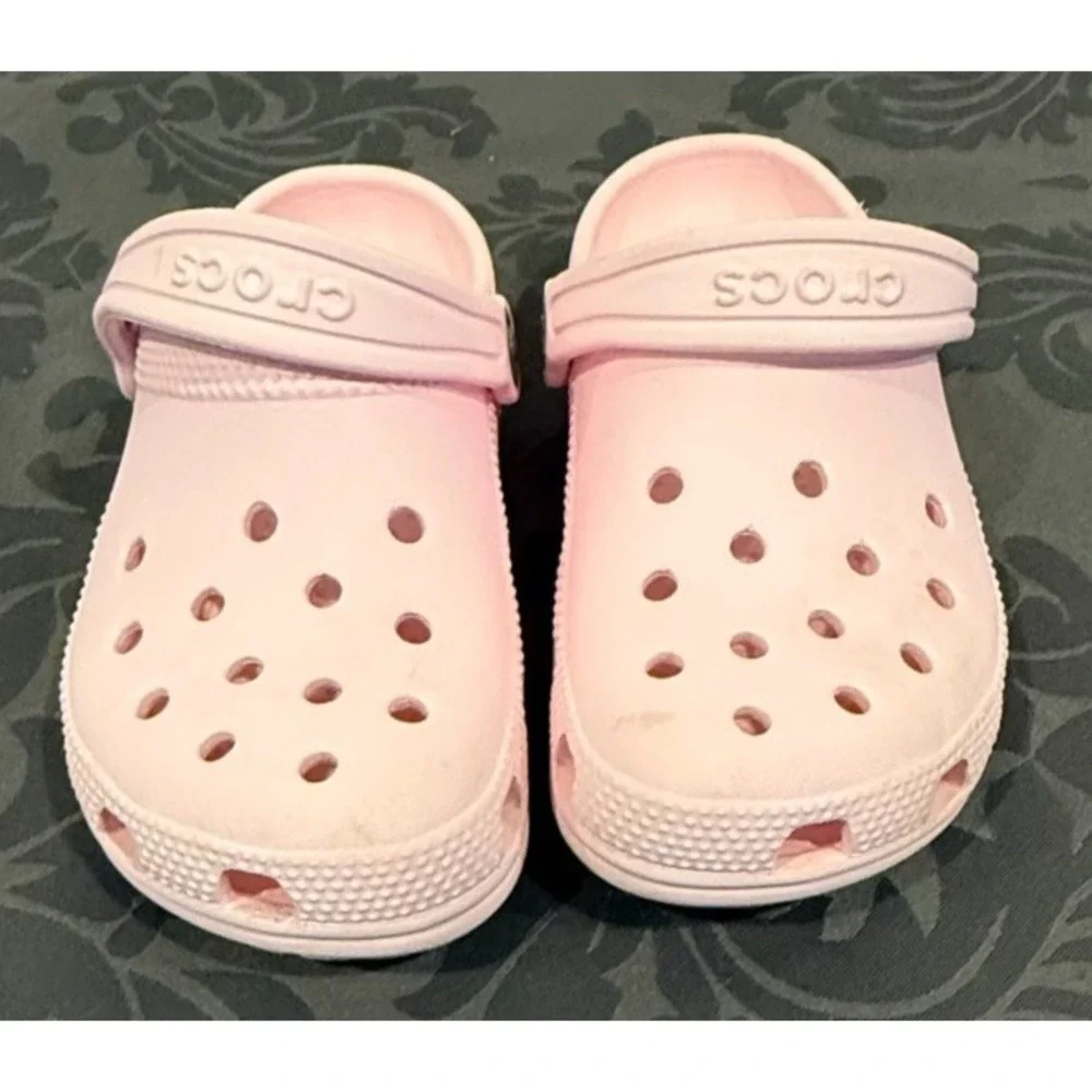 Crocs Classic Clog Pink Size C13 Unisex Slip On Comfort Shoes Casual size C 13